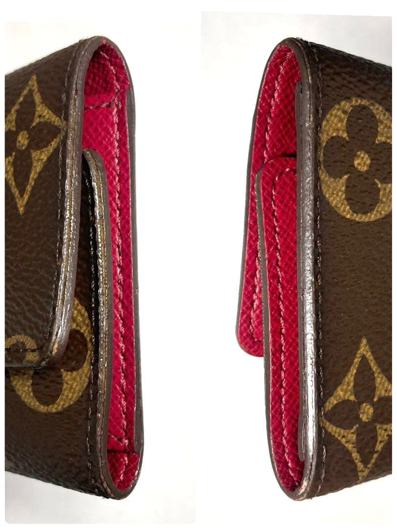 良品　ルイヴィトン　モノグラム　フューシャ　ミルティクレ6 6連キーケース　箱付