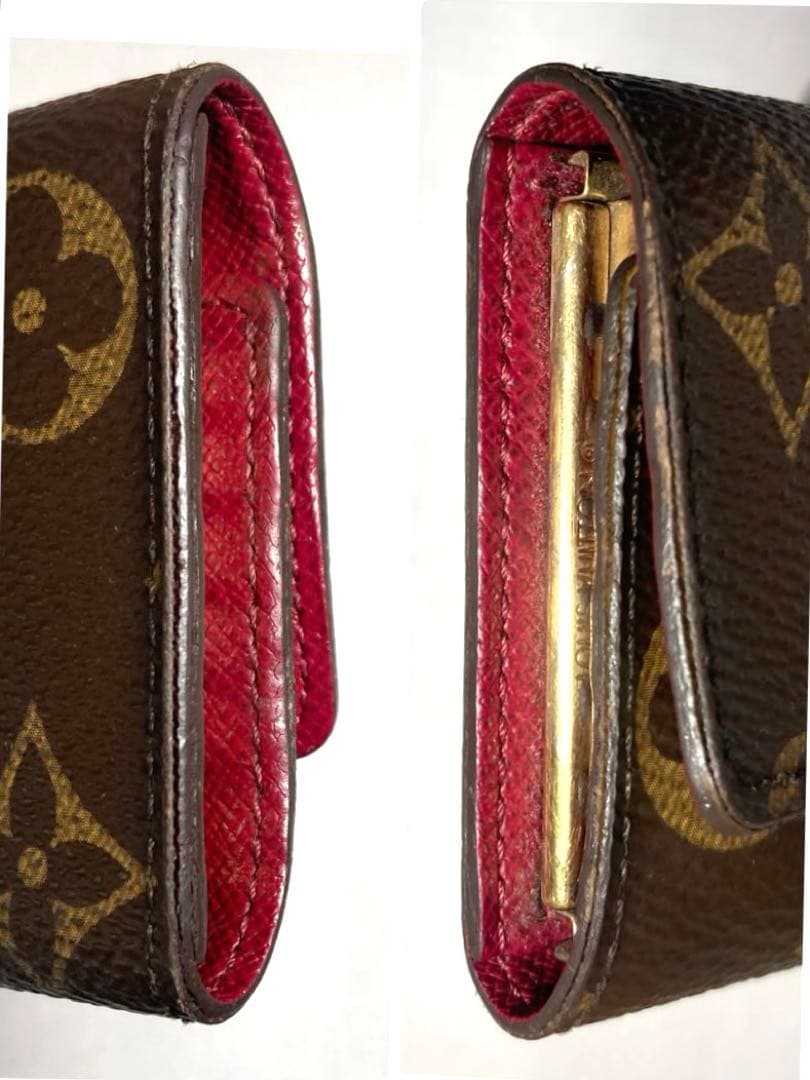 良品　ルイヴィトン　モノグラム　フューシャ　ミルティクレ6 6連キーケース　箱付