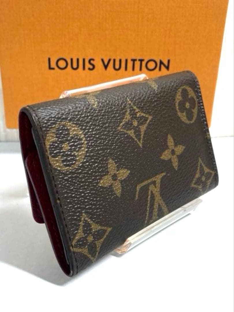 良品　ルイヴィトン　モノグラム　フューシャ　ミルティクレ6 6連キーケース　箱付