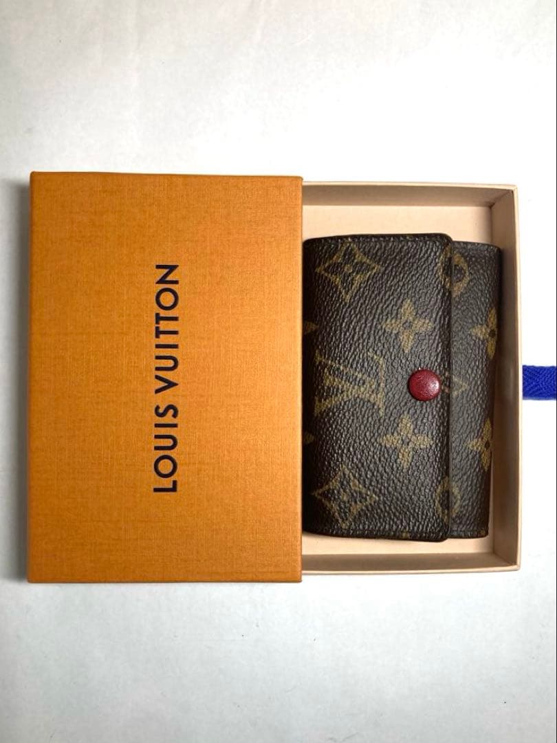 良品　ルイヴィトン　モノグラム　フューシャ　ミルティクレ6 6連キーケース　箱付