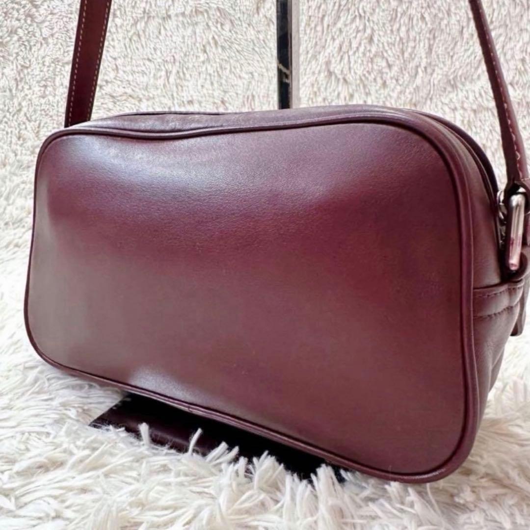 美品✨COACH コーチ ワンショルダーバッグ チャーム ボルドー y2k
