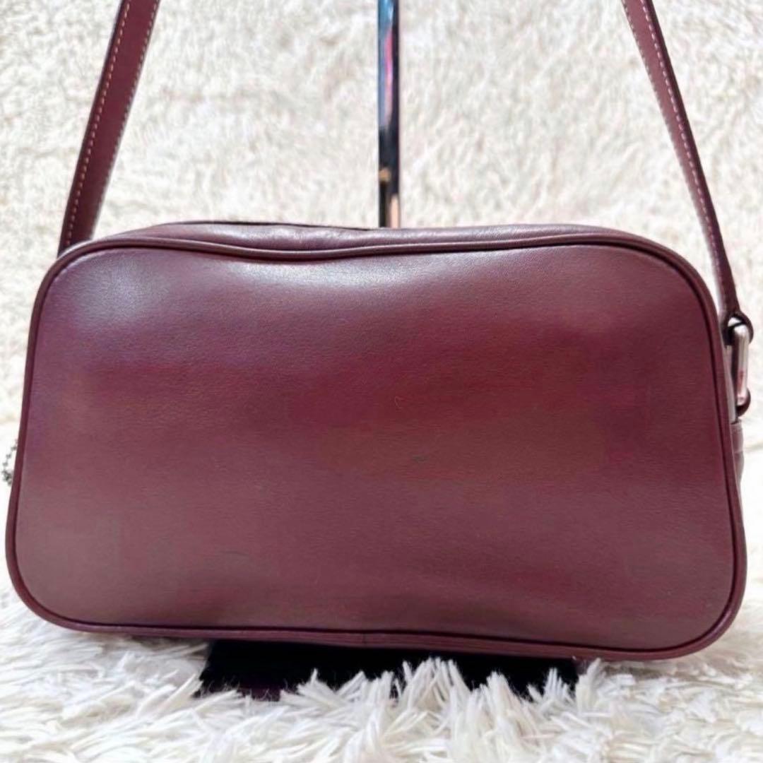 美品✨COACH コーチ ワンショルダーバッグ チャーム ボルドー y2k