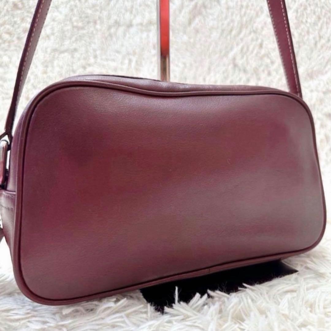 美品✨COACH コーチ ワンショルダーバッグ チャーム ボルドー y2k