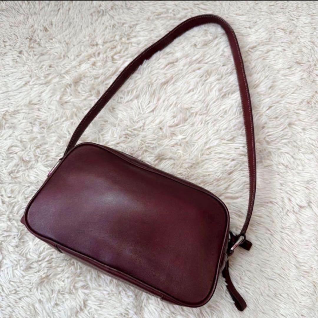 美品✨COACH コーチ ワンショルダーバッグ チャーム ボルドー y2k