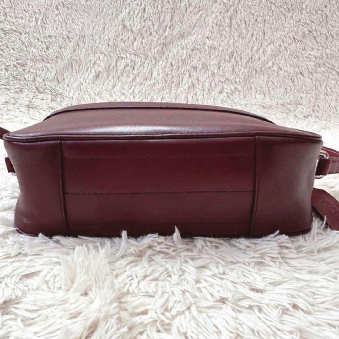美品✨COACH コーチ ワンショルダーバッグ チャーム ボルドー y2k