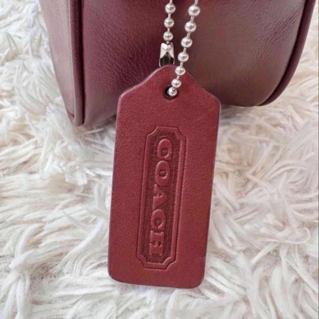 美品✨COACH コーチ ワンショルダーバッグ チャーム ボルドー y2k