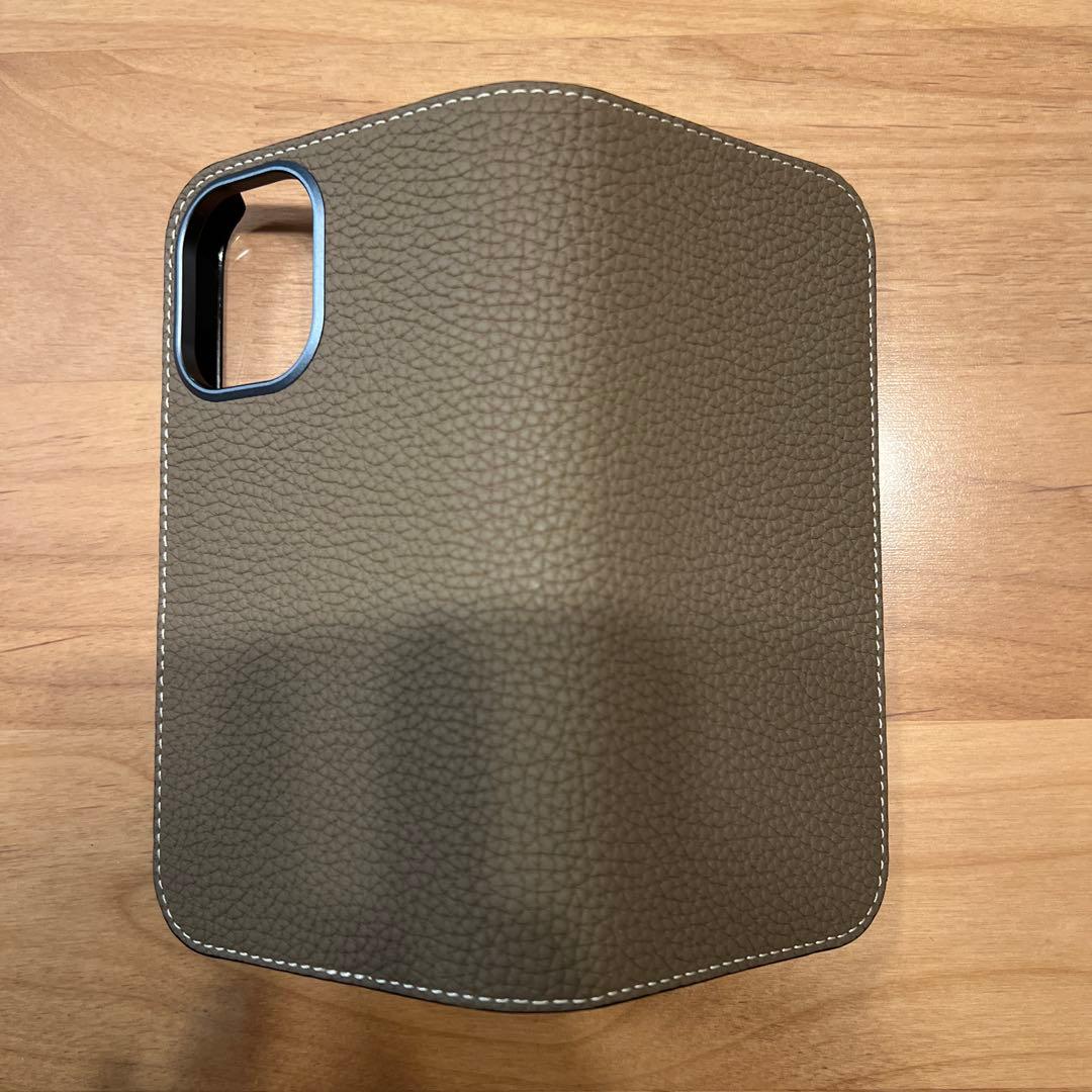 BONAVENTURA 手帳型 iPhone16 ケース エトープ×イエロー