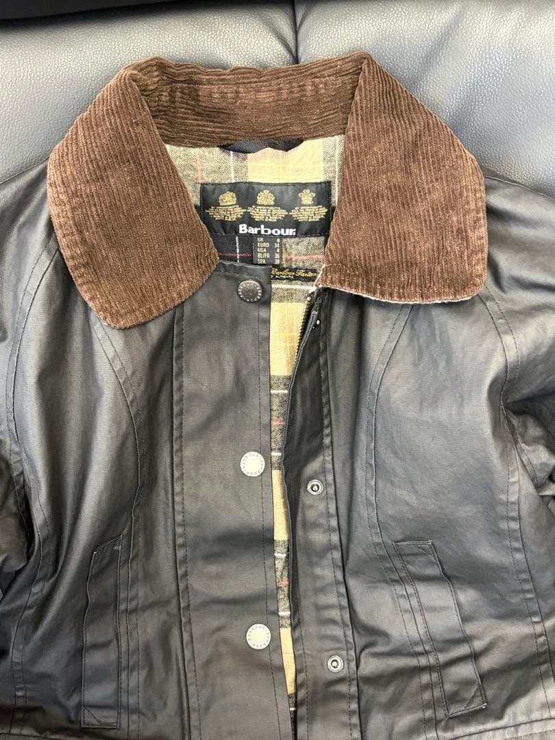 【希少サイズ】バブアー ビデイルSL オイルドジャケット ブラック