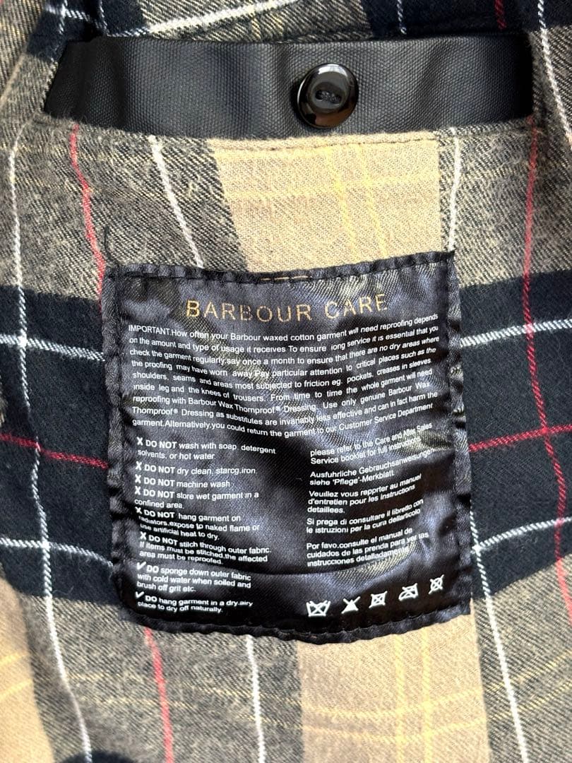 【希少サイズ】バブアー ビデイルSL オイルドジャケット ブラック