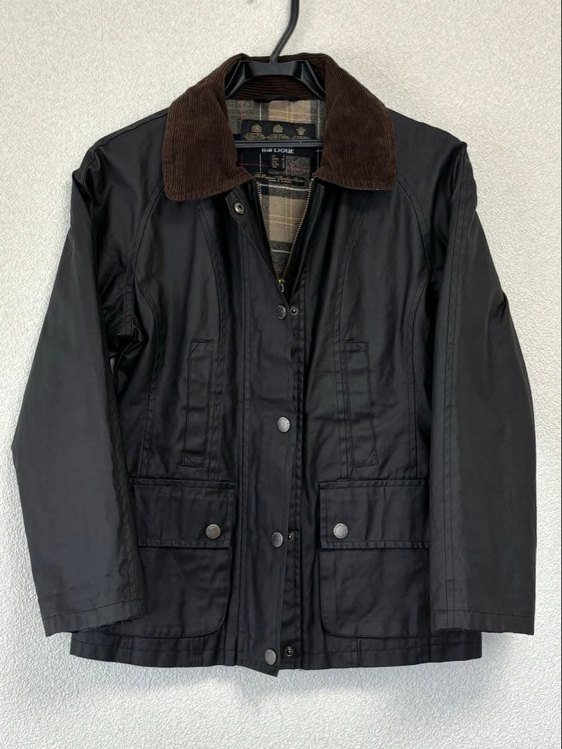 【希少サイズ】バブアー ビデイルSL オイルドジャケット ブラック