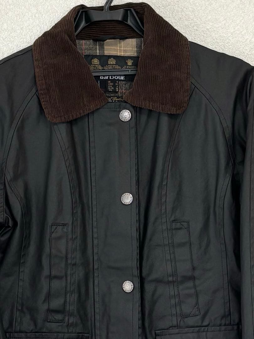【希少サイズ】バブアー ビデイルSL オイルドジャケット ブラック