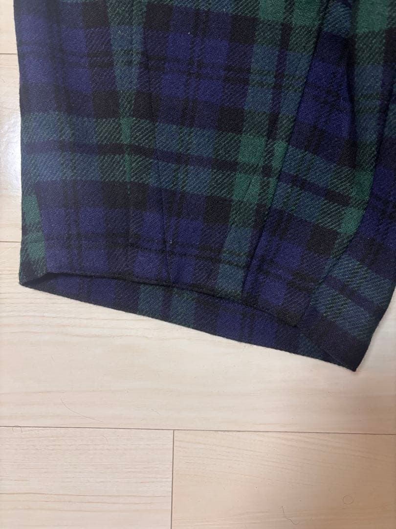 Needles ウールチェックヒザデル　H.D xsサイズ　新品未使用