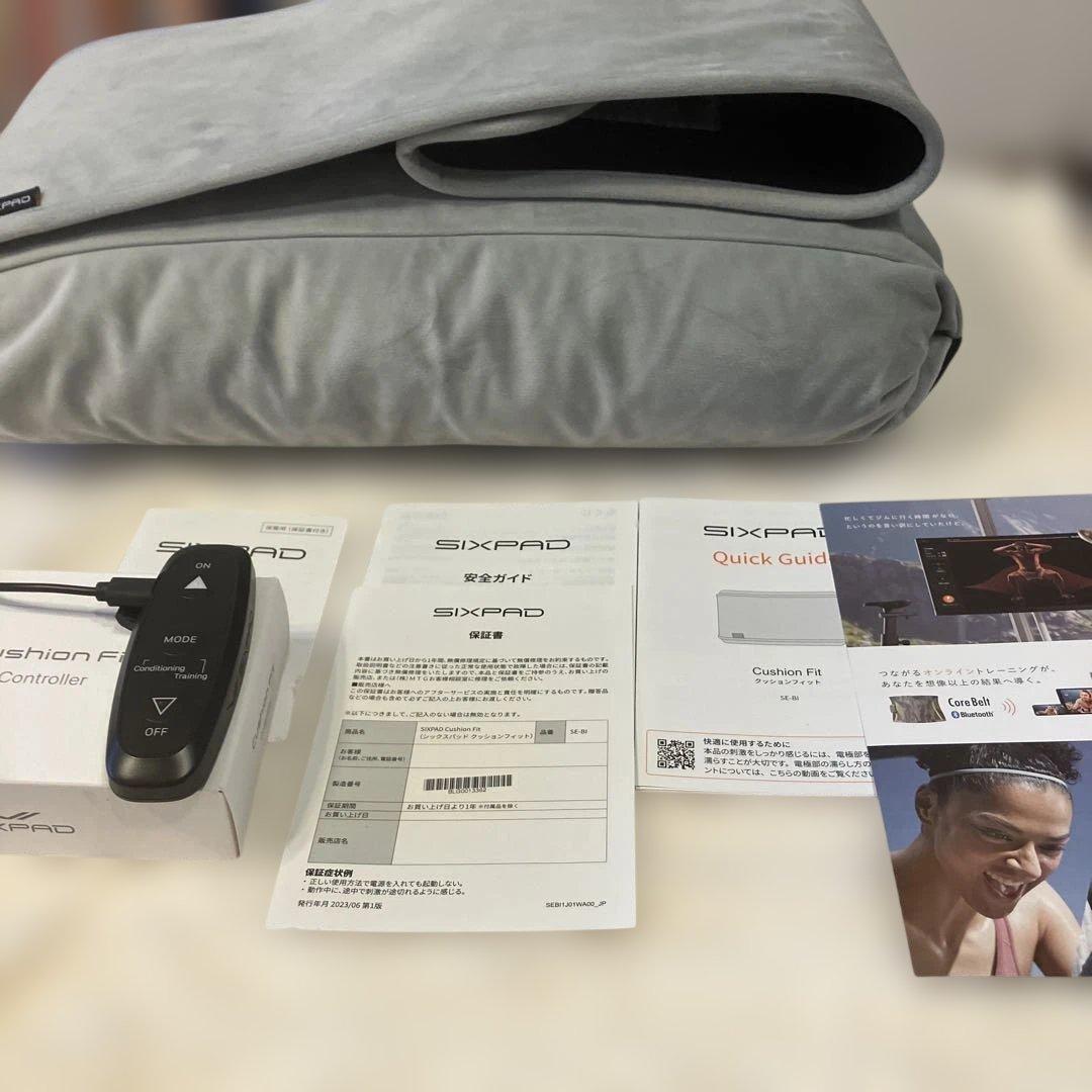 P*ん様 保証書付き！SIXPAD。余り出回らないエクササイズ！巻ける所なら何処