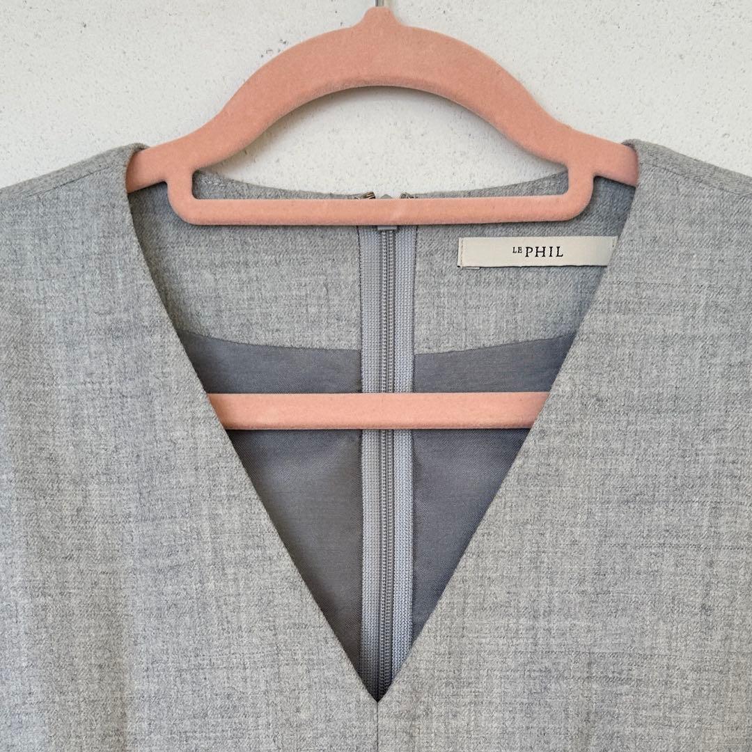 【LE PHIL】ル フィル / ウールストレッチコンビネゾン 0サイズ