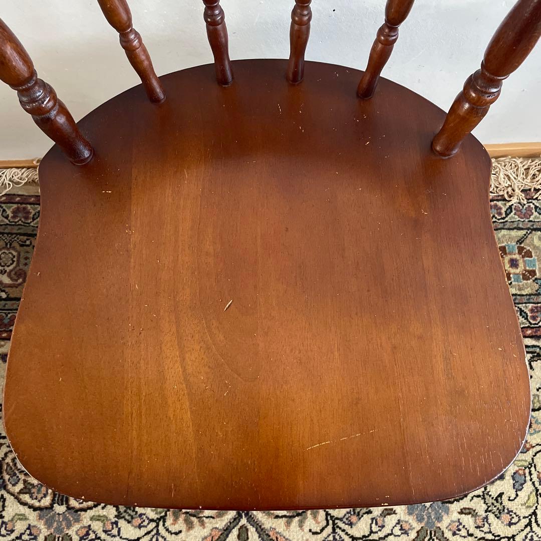 ② ミキモク　ウィンザーチェア　ダイニングチェア　レトロ　アンティーク