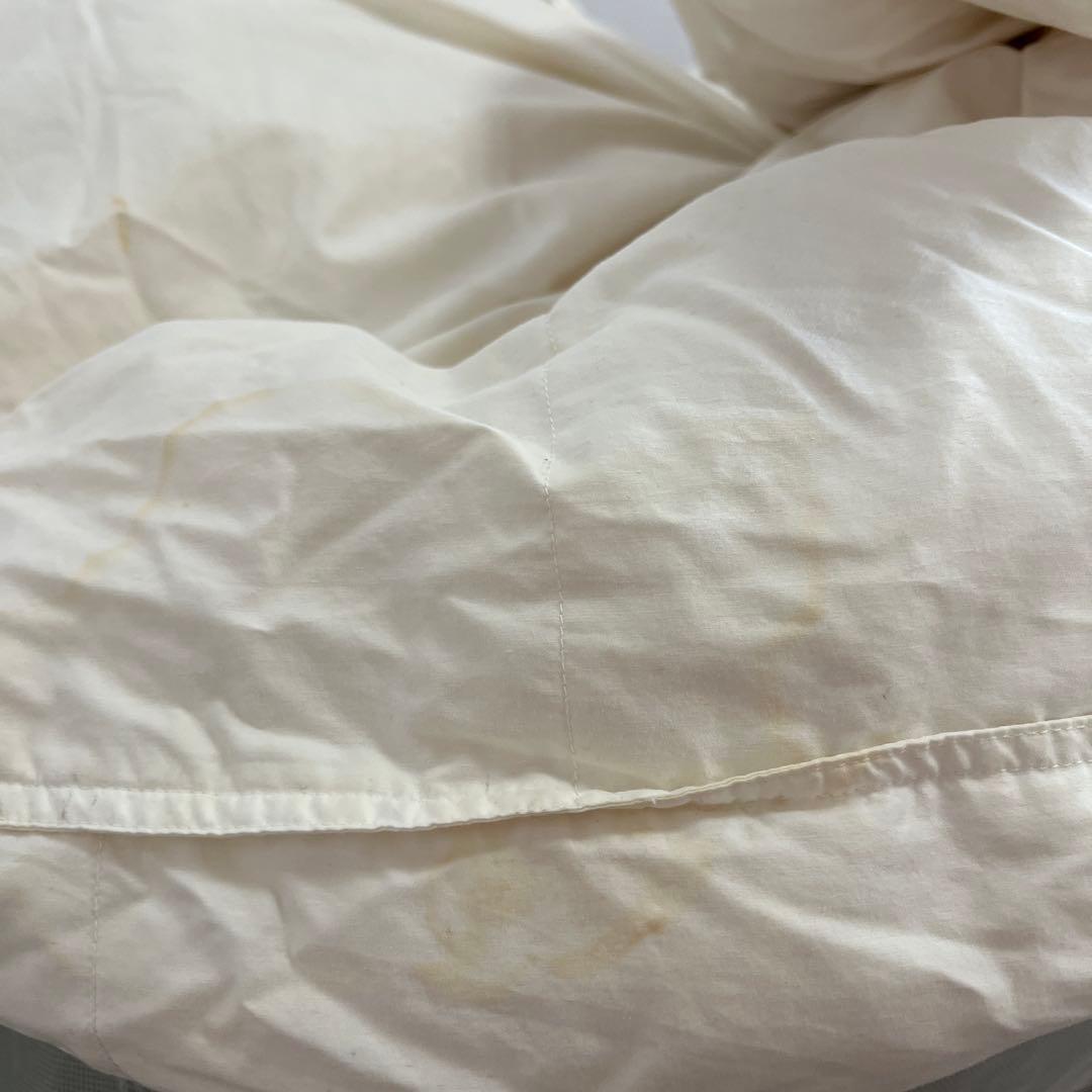 【中古】無印良品　フランス産ダック羽毛掛け布団・ダブルサイズ