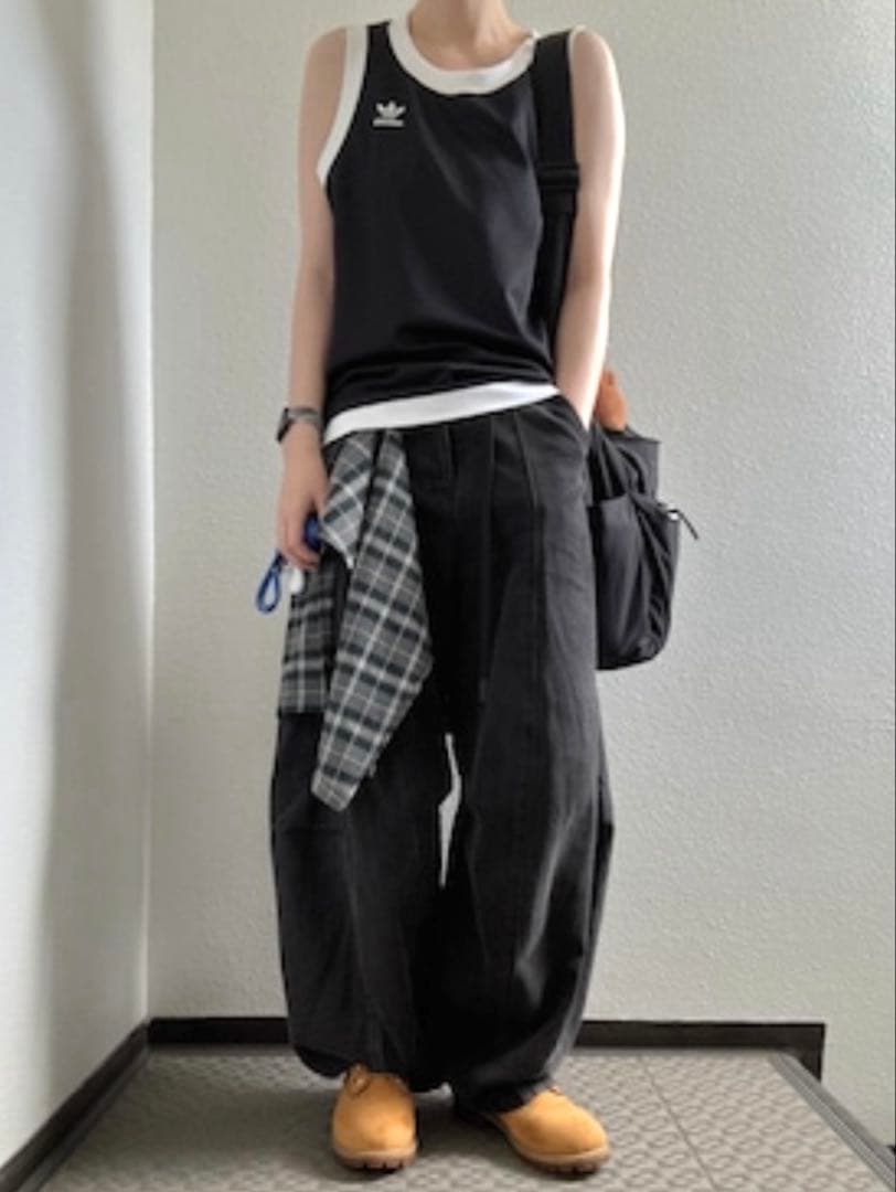 【極美品】adidas アディダス タンクトップ ノースリーブ メッシュ 2XL