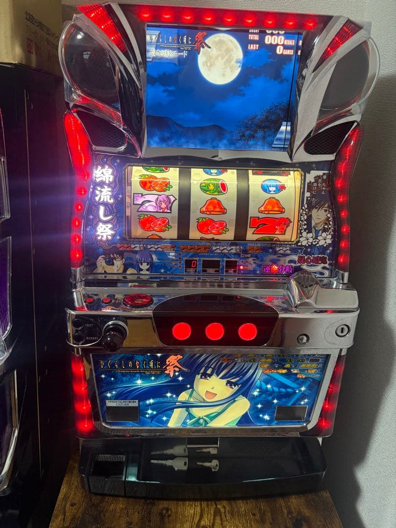 【送料込み】パチスロ　ひぐらしのなく頃に祭　実機　梨花パネル