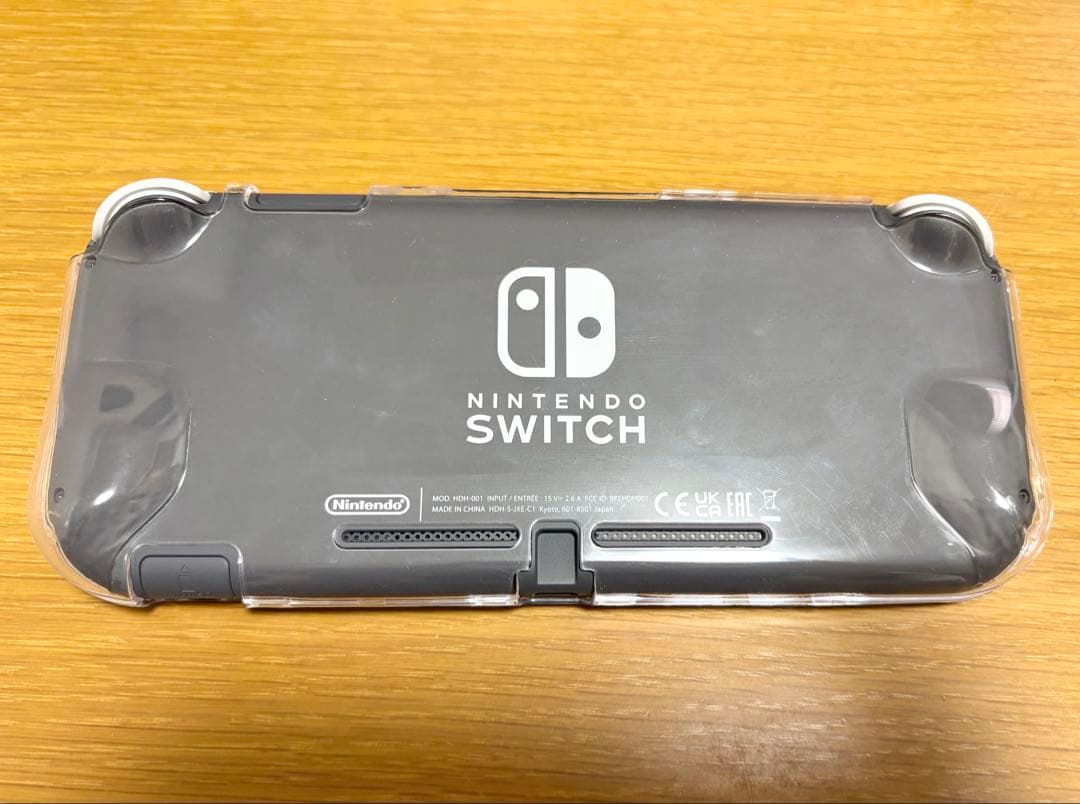 Nintendo Switch Liteグレー美品　ケース＆ジョイコンカバー付き