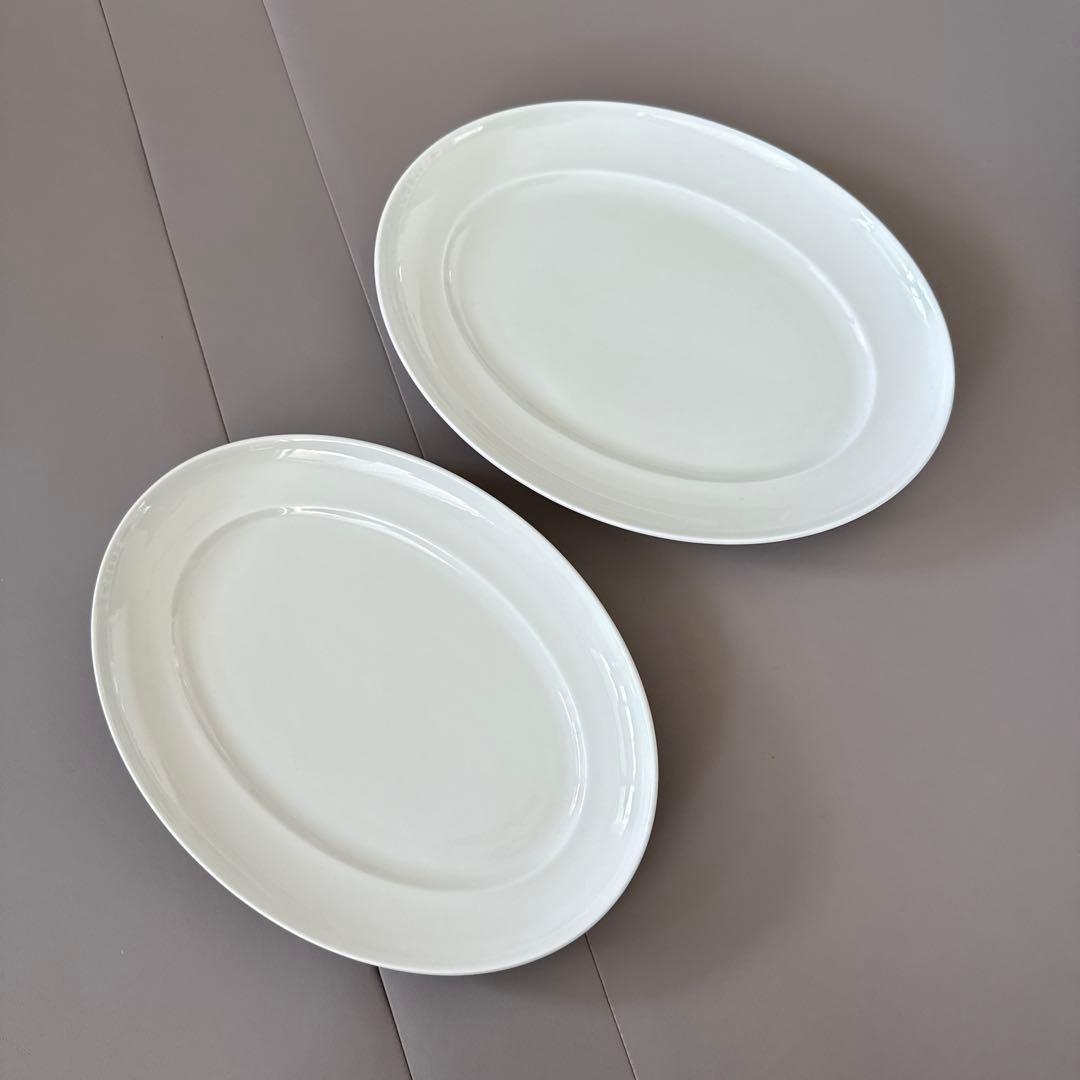 FOOD FOR THOUGHT オーバルプレート2枚セット