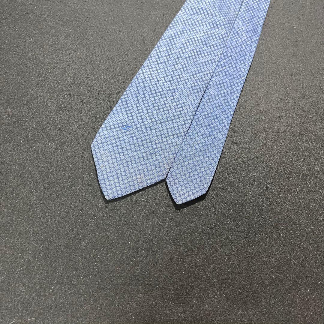 美麗.Blue.ロゴ入り【CHANEL】ハイブランドネクタイ シャネル cn73