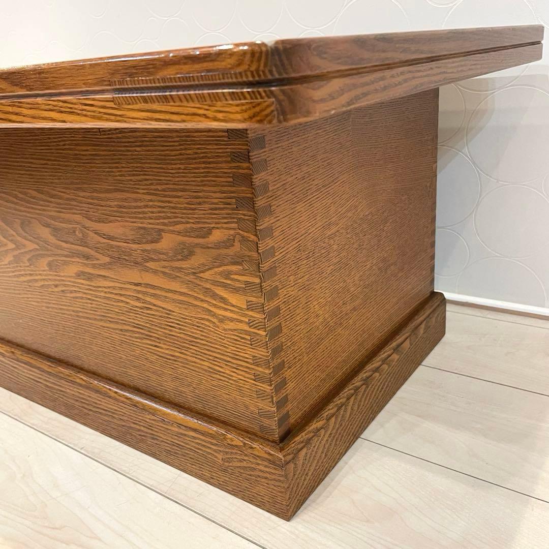 【美品】高級囲炉裏座卓 火鉢テーブル 座卓 銅火入れ付 無垢 レトロモダン