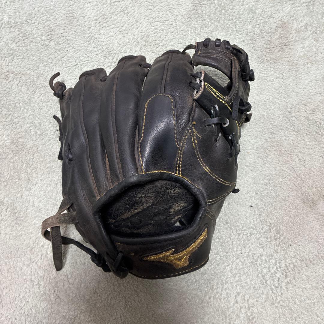 Mizuno 硬式グローブ 黒 右投げ用