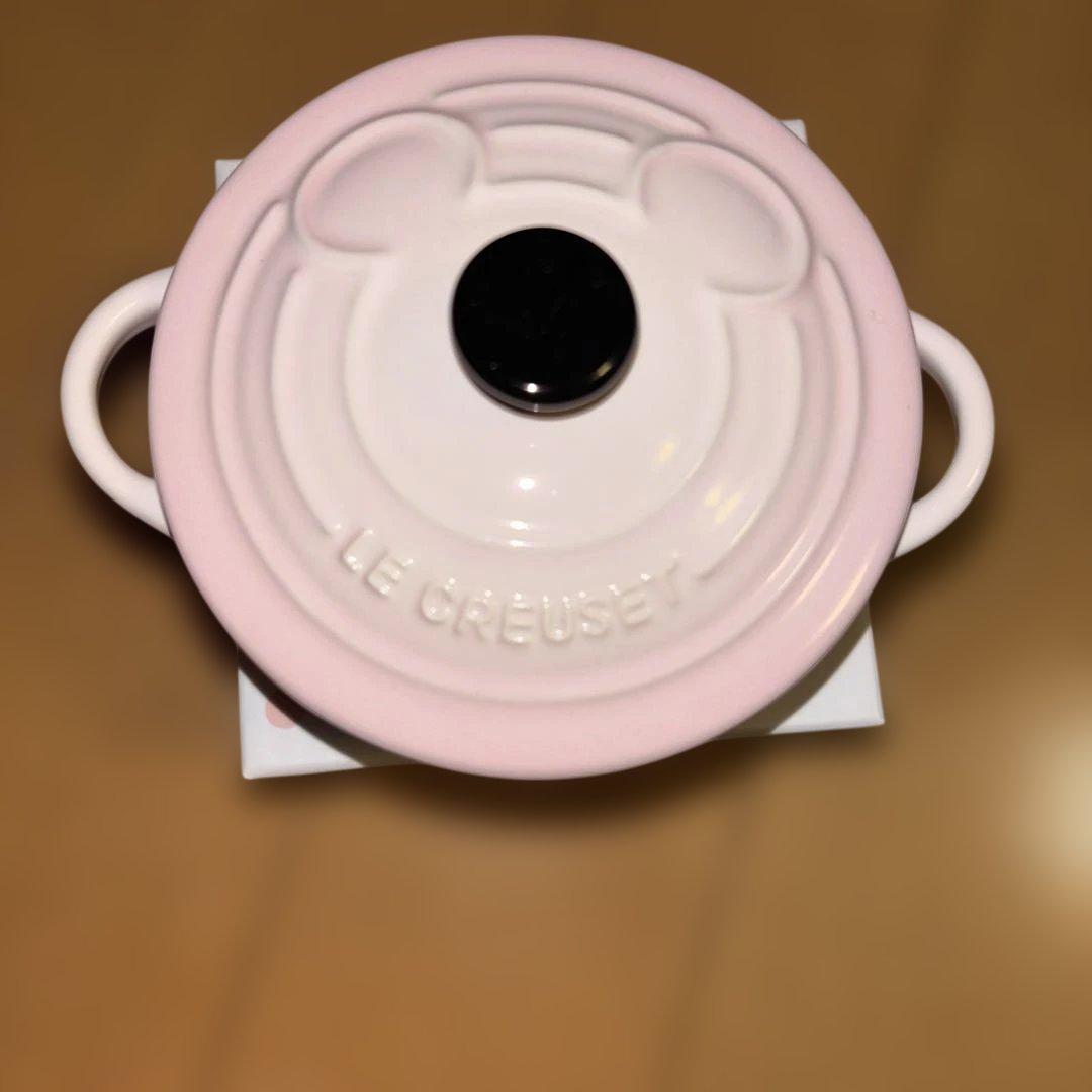 ル・クルーゼ　ミニ　ラウンドココット　Mickey3個