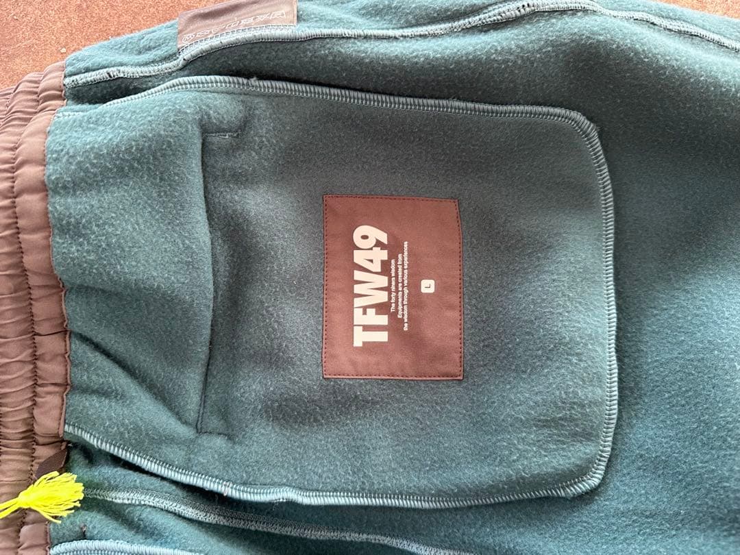 TFW49 メンズフリースパンツ L グリーン