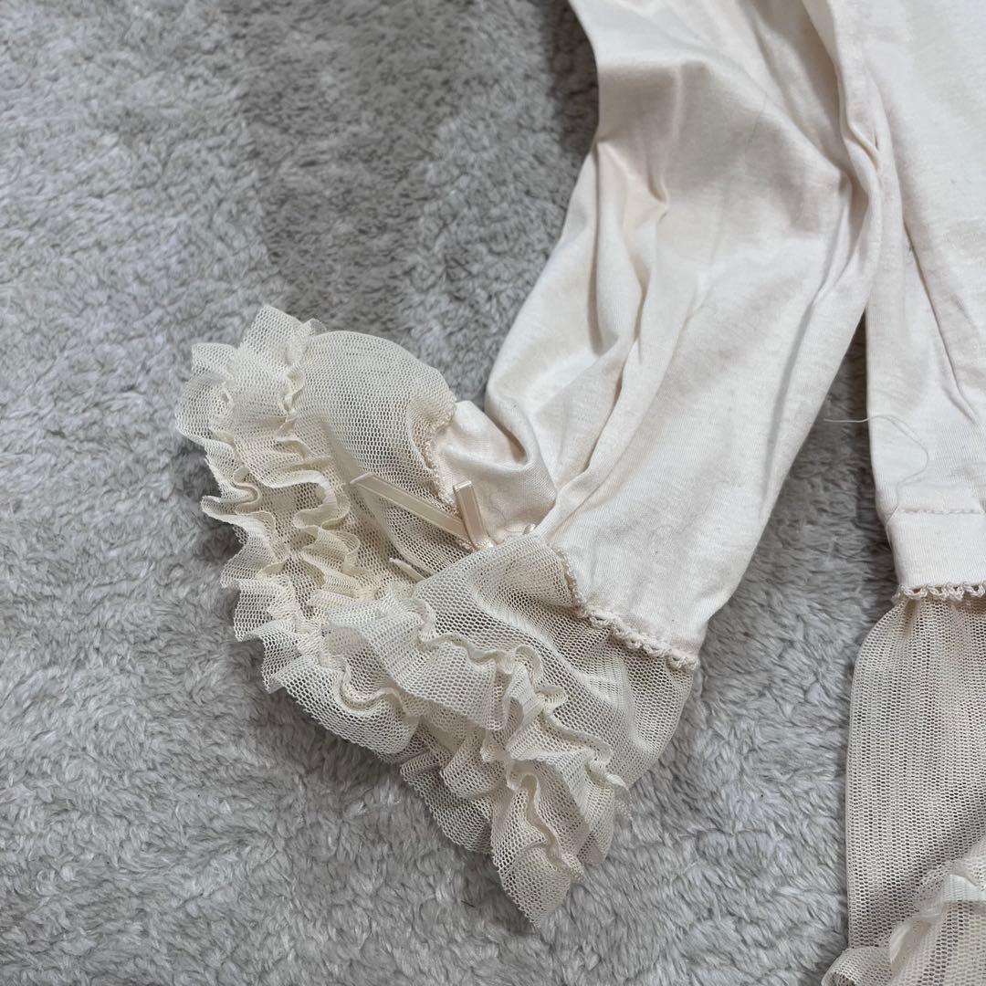 ピンクハウス　フリル　ティアード　ドッキング　チュニック　カットソー