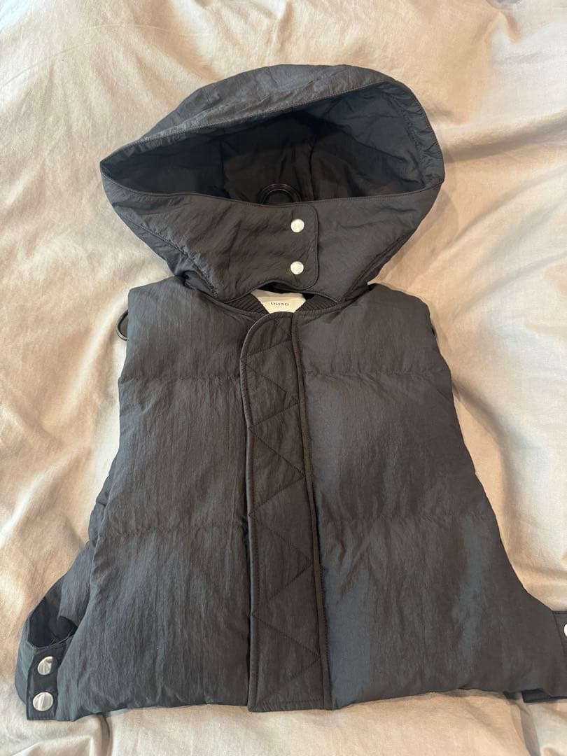 UN3D ショート丈ダウンベスト　フリーサイズ　値下げ！