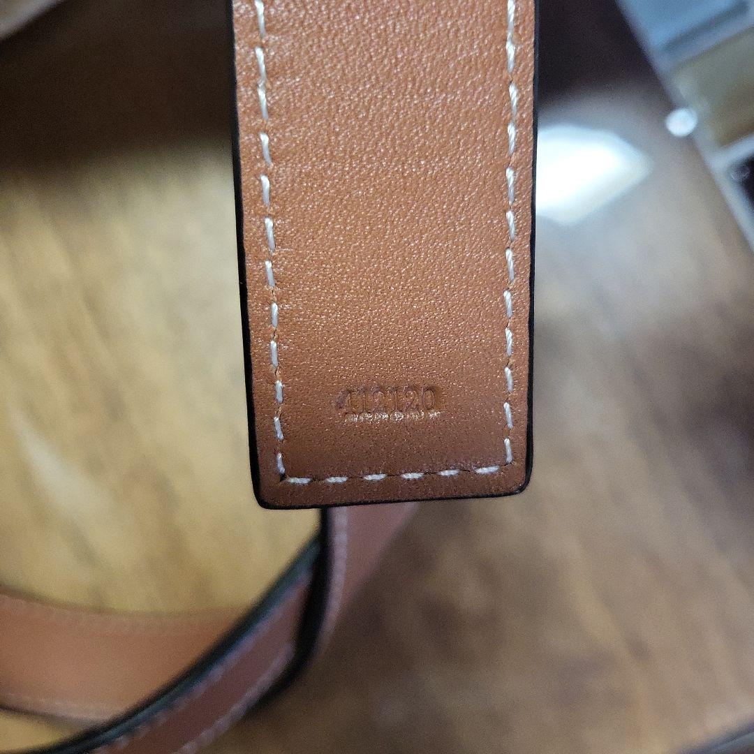 LOEWE かごバッグ ナチュラル/ブラウン　美品です✨