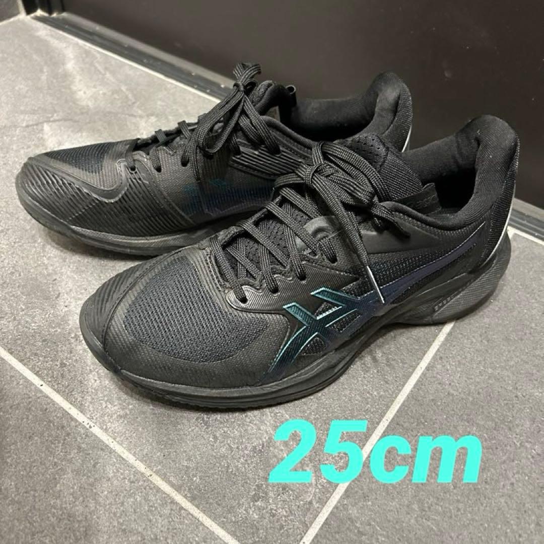 アシックス ソリューションスピード　FF3 25cm オールコート　ブラック