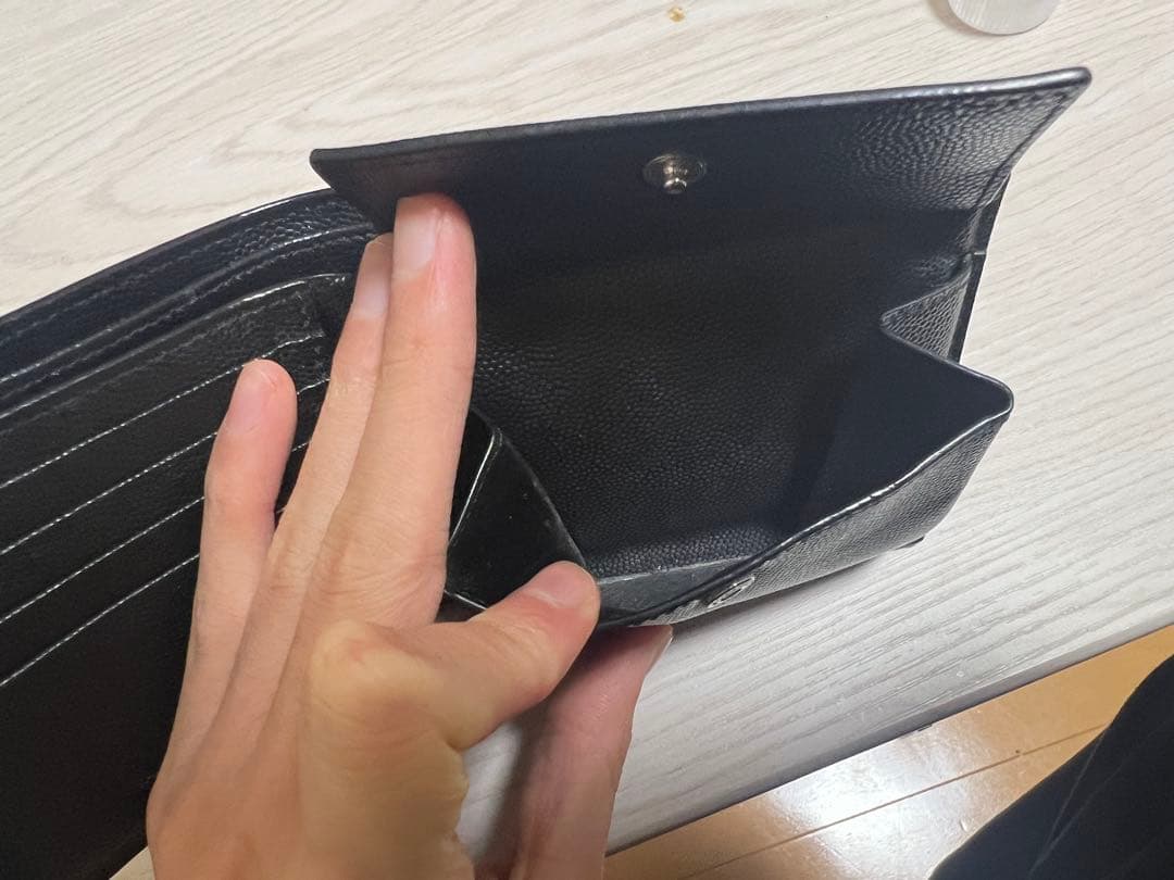 サンローラン パリ SAINT LAURENT PARIS 二つ折り財布