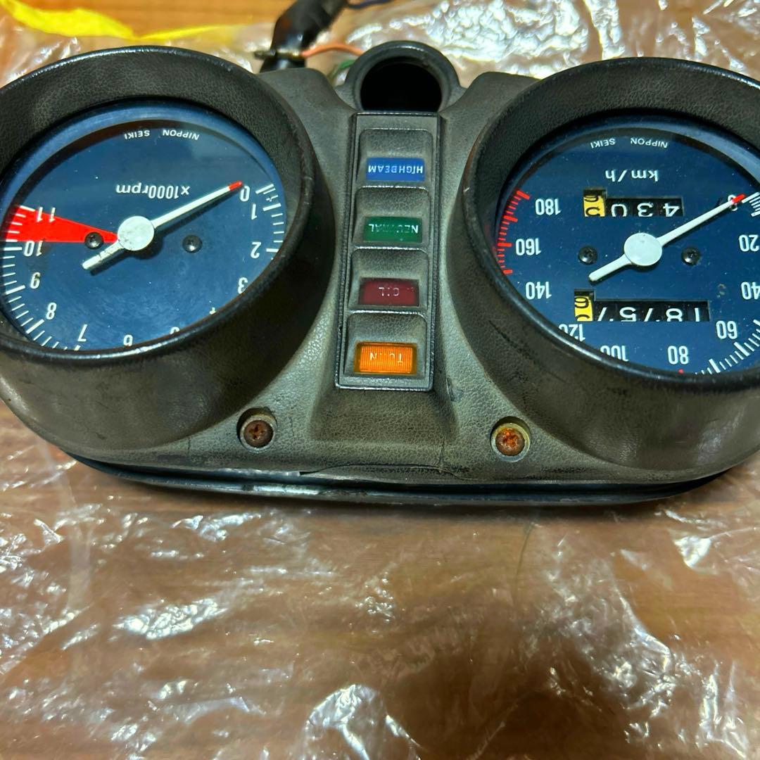 cb400n 純正メーター 実働品