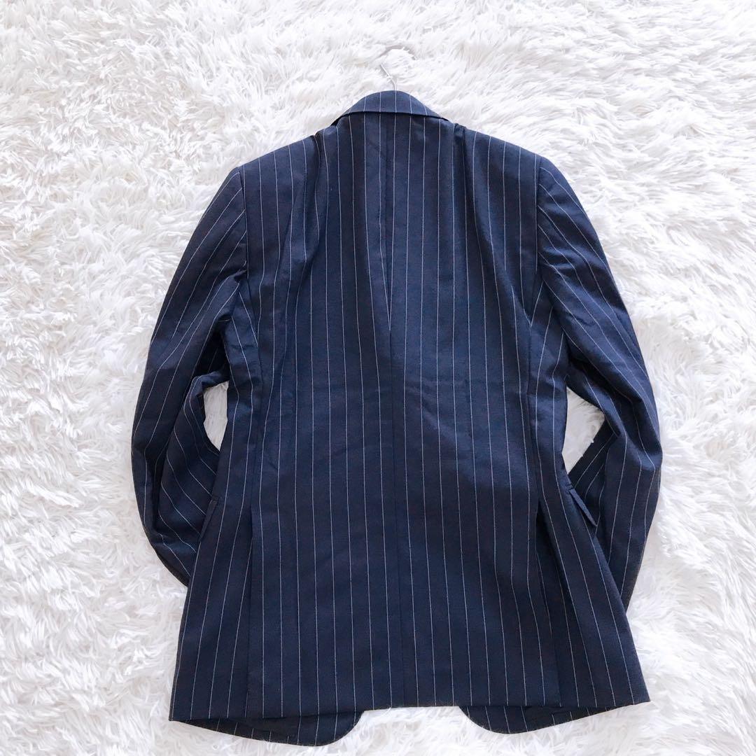 高級✨SOVEREIGN ユナイテッドアローズ スーツ ストライプ ネイビー