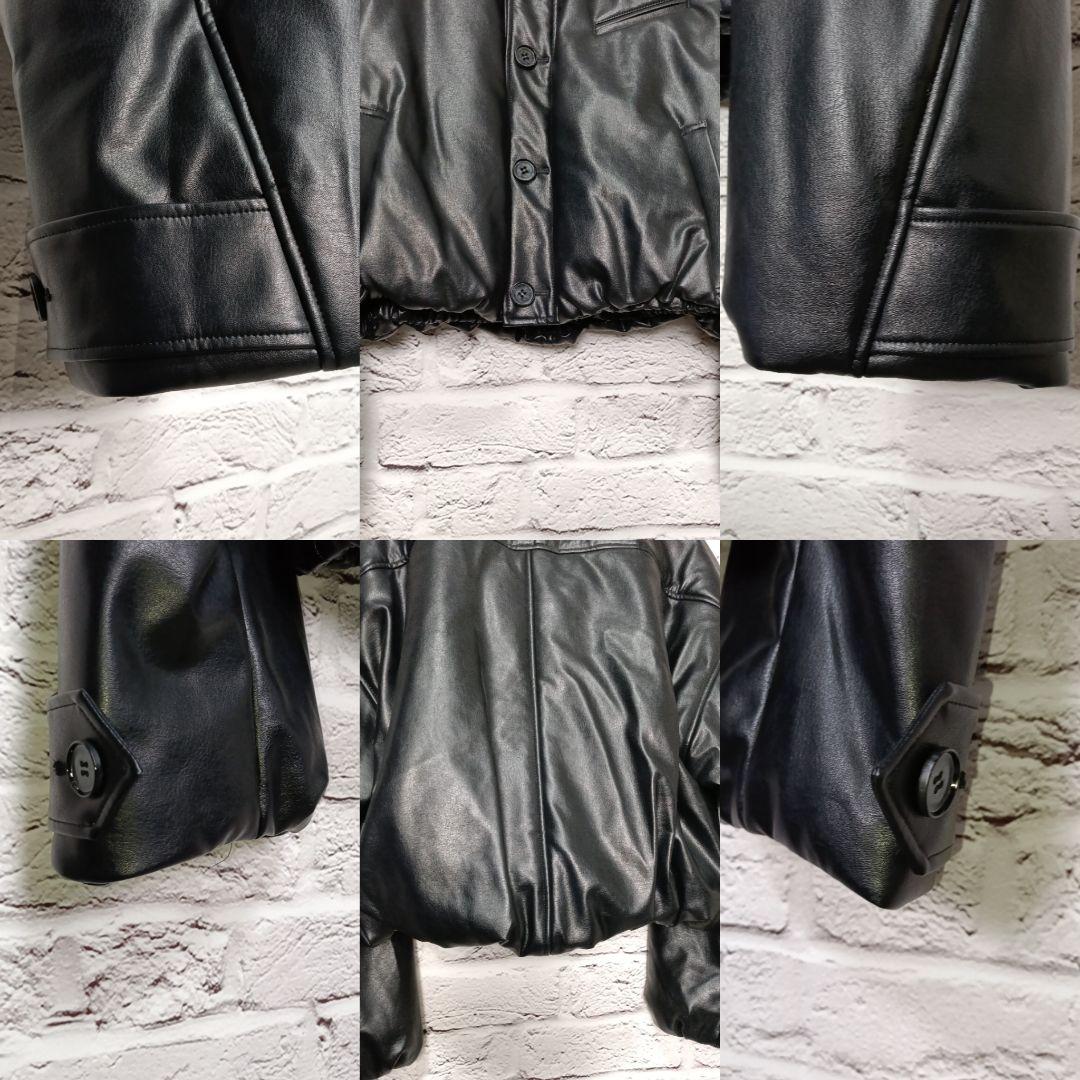 美品・23AW■MAISON SPECIAL ヴィーガンレザーバルーンブルゾン