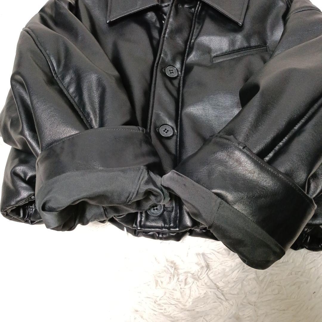 美品・23AW■MAISON SPECIAL ヴィーガンレザーバルーンブルゾン