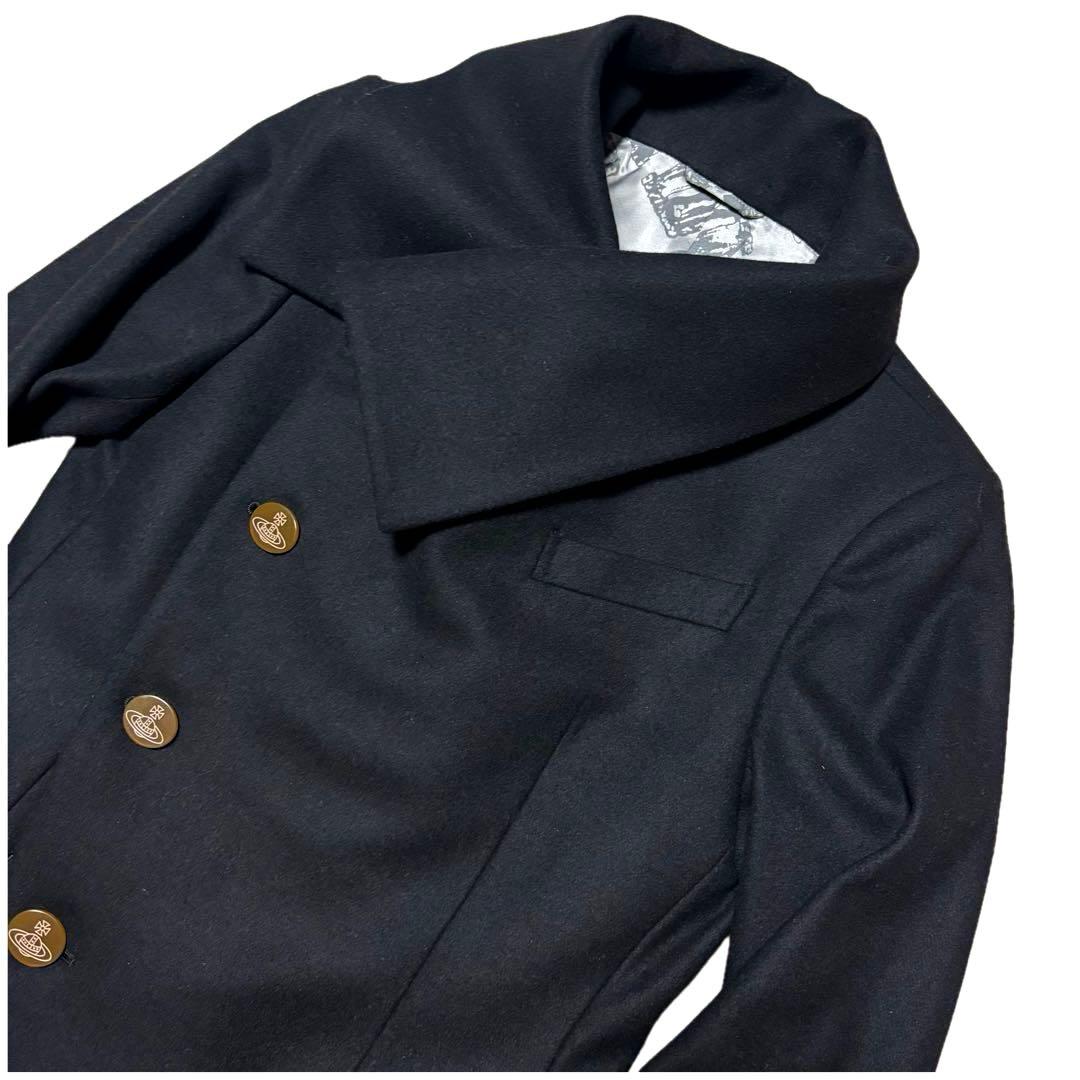 ✨未使用級✨ ヴィヴィアンウエストウッド　ミントカラーコート　ブラック　46