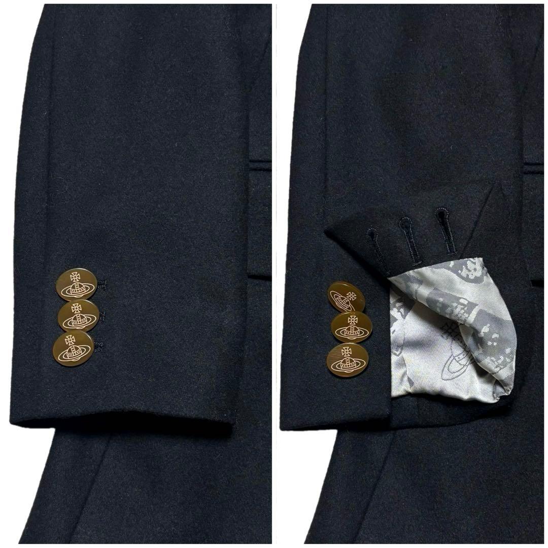 ✨未使用級✨ ヴィヴィアンウエストウッド　ミントカラーコート　ブラック　46