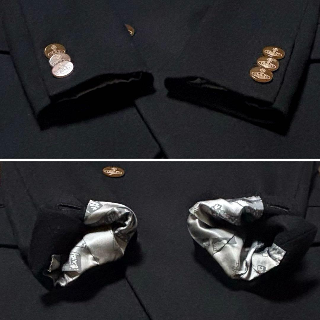 ✨未使用級✨ ヴィヴィアンウエストウッド　ミントカラーコート　ブラック　46