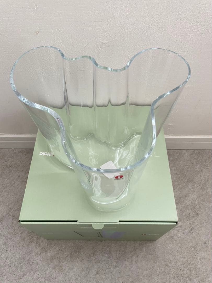 新品 アアルト ベース 160mm クリア イッタラ 未使用