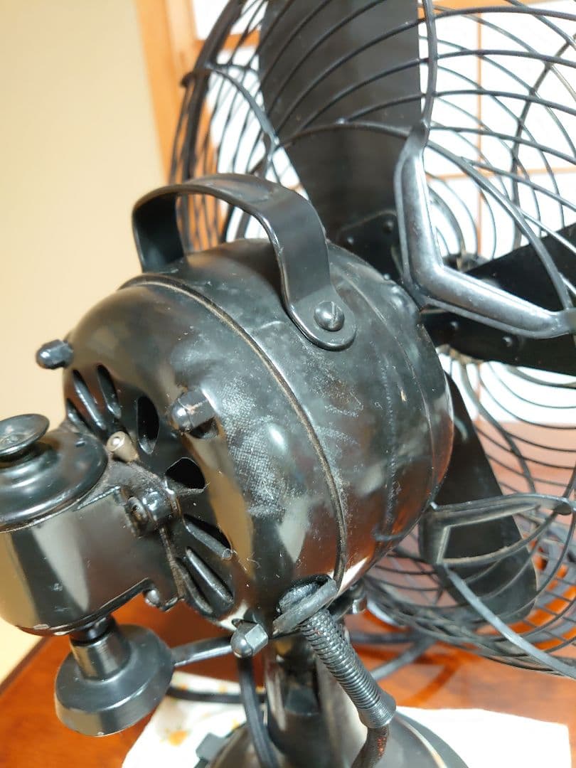 【美品】芝浦製作所 初期型扇風機 睡蓮 C-7032