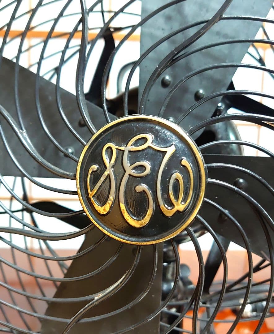 【美品】芝浦製作所 初期型扇風機 睡蓮 C-7032