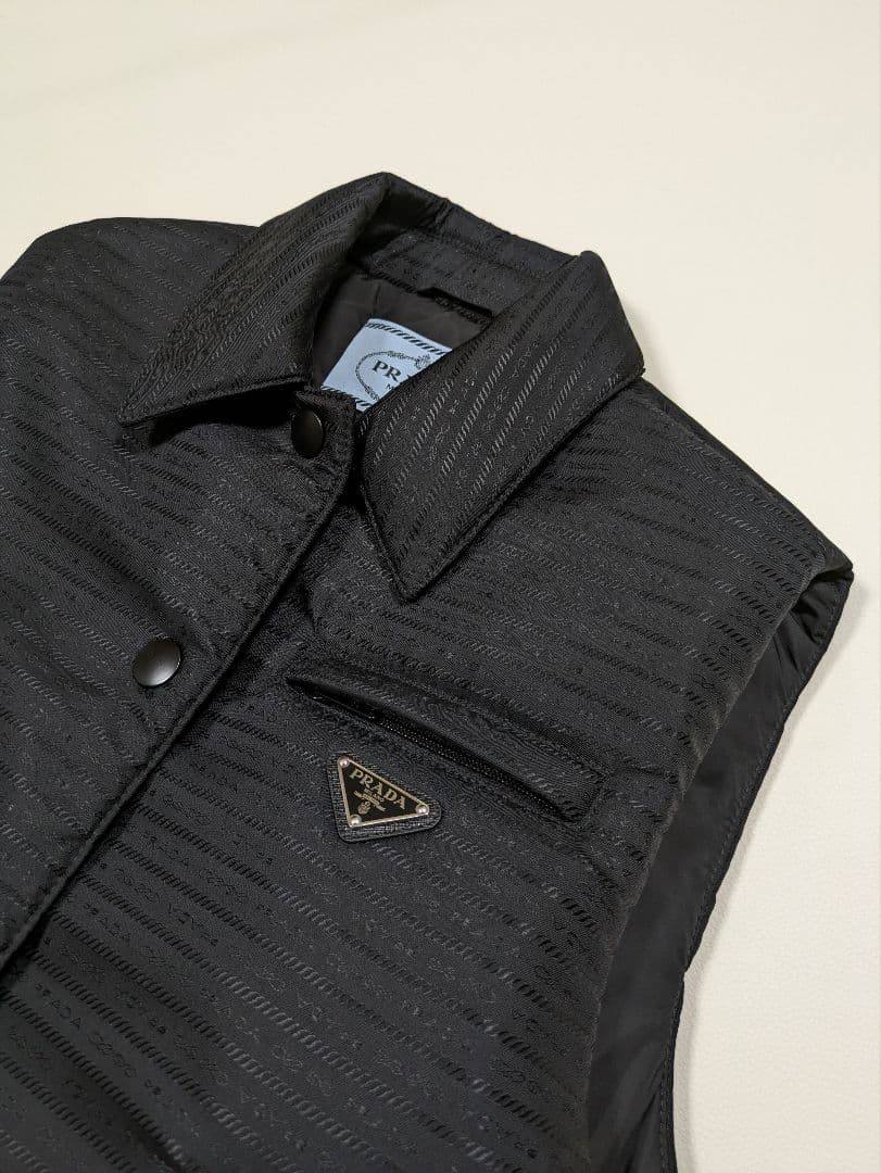 PRADA Re-Nylon パデッドベスト ブラック 38サイズ