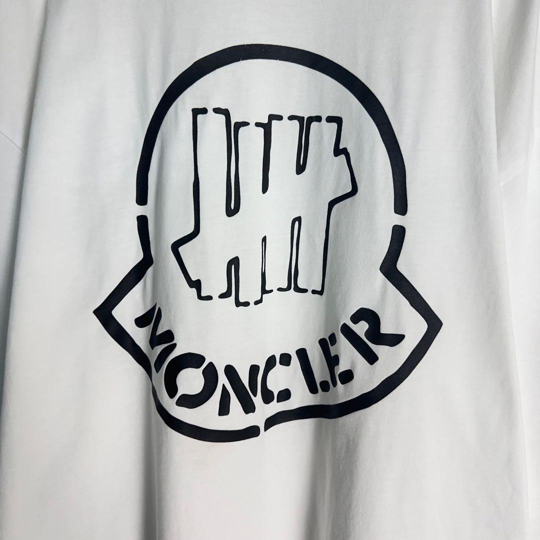 11638【QR確認済み】モンクレール　バックプリント長袖tシャツ　白