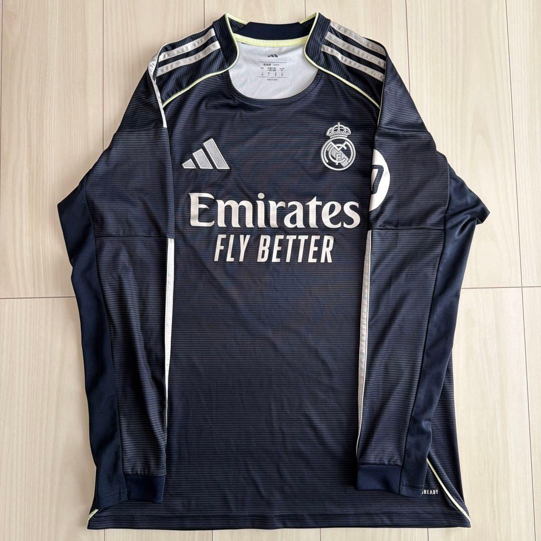レアル・マドリード 25/26 長袖 アウェイ ユニフォーム XLサイズ