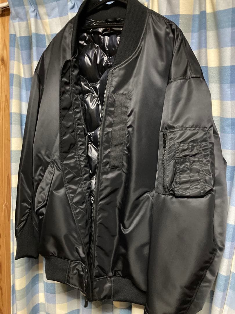 ブラック MA-1 フライトジャケット　ユニクロ+J 4XL