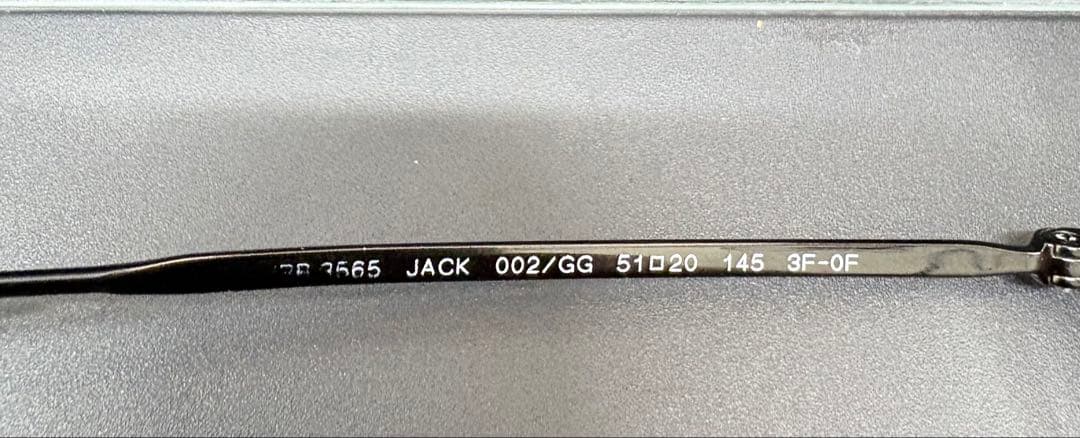 Ray-Ban 調光 jack RB3565 サングラス 002/GG 木村拓哉