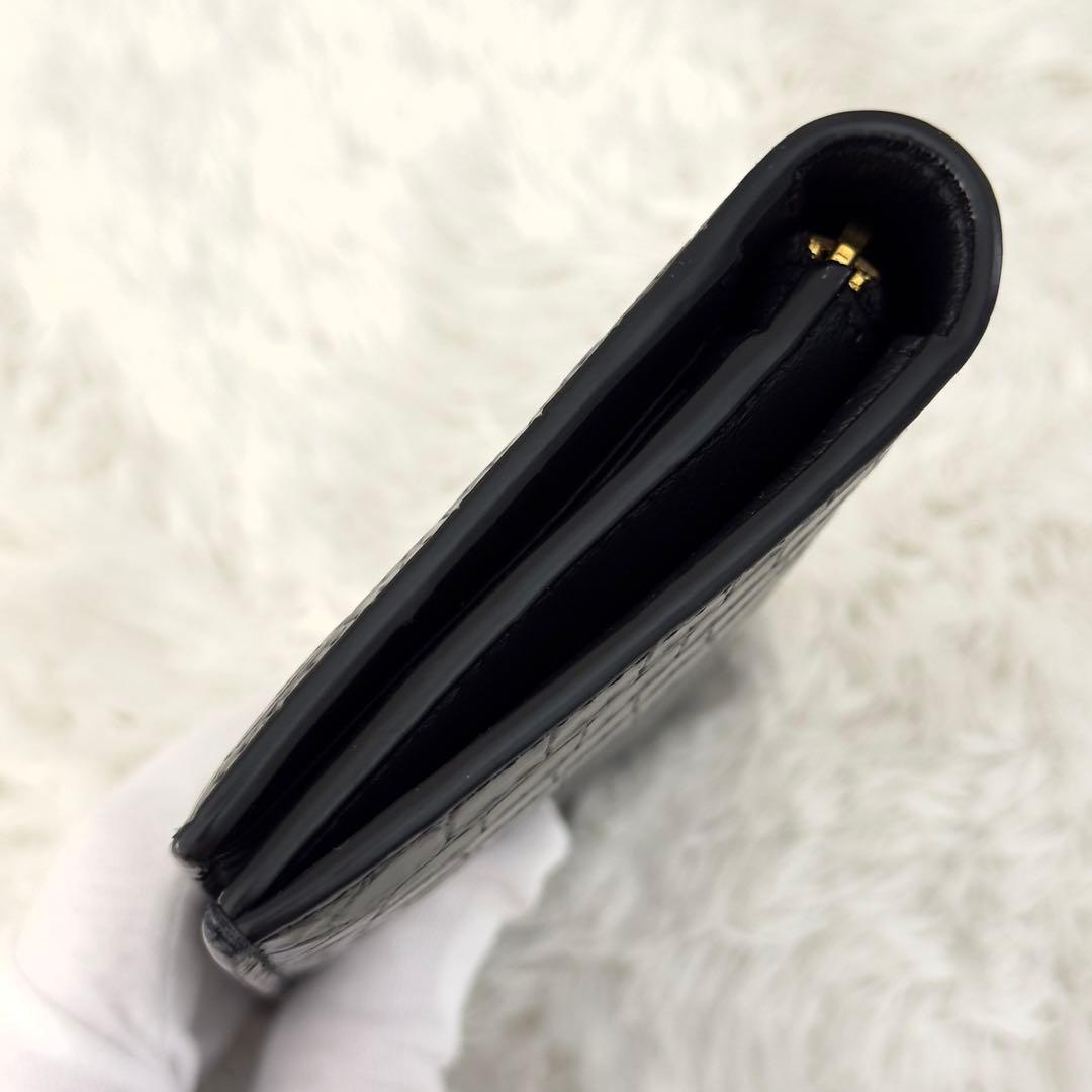 美品✨25年購入 現行 SAINTLAURENT サンローラン 財布 クロコ